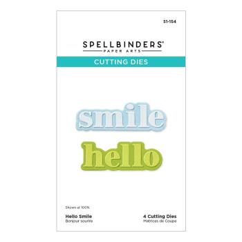 Spellbinders - Stanzschablone "Hello Smile" Dies