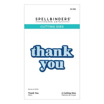 Spellbinders - Stanzschablone "Thank You" Dies