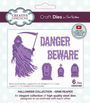 Creative Expressions - Stanzschablone "Halloween Grim Reaper" Craft Dies Design by Sue Wilson
