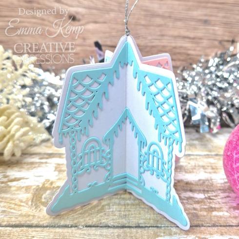 Creative Expressions - Stanzschablone "Festive Gingerbread House" Paper Cuts Craft Dies Design by Cathie Shuttleworth