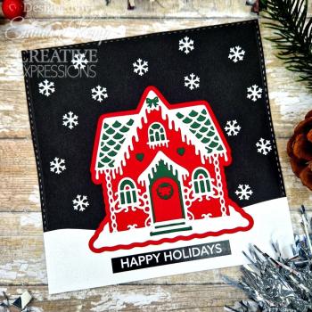 Creative Expressions - Stanzschablone "Festive Gingerbread House" Paper Cuts Craft Dies Design by Cathie Shuttleworth