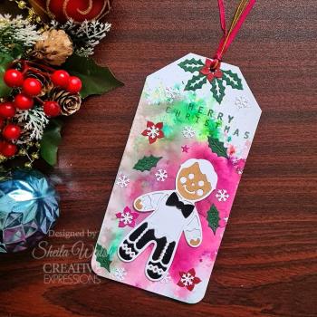 Creative Expressions - Stanzschablone "Festive Gingerbread Boy" Paper Cuts Craft Dies Design by Cathie Shuttleworth