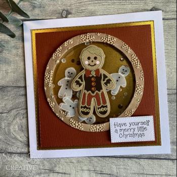 Creative Expressions - Stanzschablone "Festive Gingerbread Boy" Paper Cuts Craft Dies Design by Cathie Shuttleworth