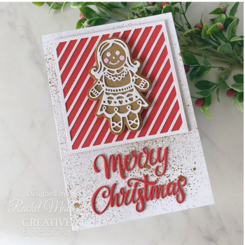 Creative Expressions - Stanzschablone "Festive Gingerbread Girl" Paper Cuts Craft Dies Design by Cathie Shuttleworth