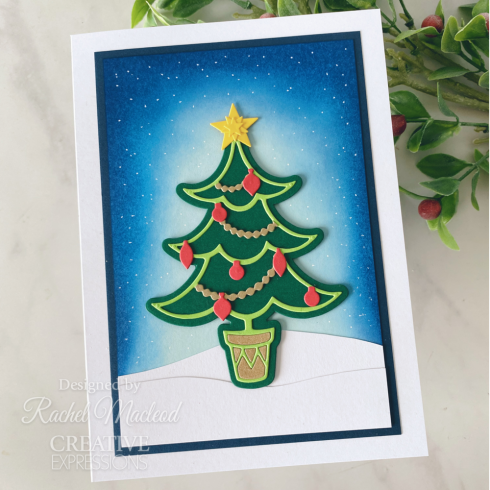 Creative Expressions - Stanzschablone "Festive Christmas Tree" Paper Cuts Craft Dies Design by Cathie Shuttleworth