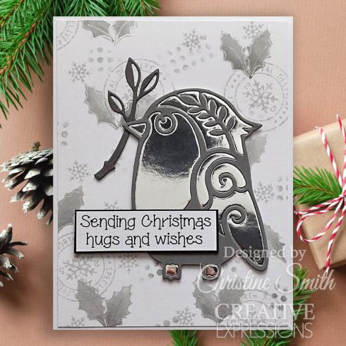 Creative Expressions - Stanzschablone "Festive Robin" Paper Cuts Craft Dies Design by Cathie Shuttleworth