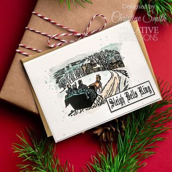 Creative Expressions - Stempelset "A Vintage Christmas" Clear Stamps 6x8 Inch Design by Taylor Made Journals