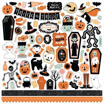 Echo Park - Aufkleber "Spooktacular Halloween" Element Sticker 12"