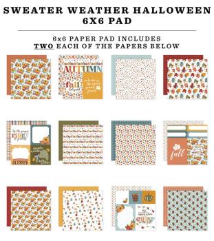 Echo Park - Designpapier "Sweater Weather" Paper Pack 6x6 Inch - 24 Bogen