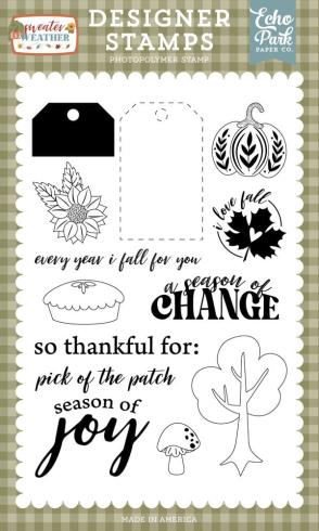 Echo Park - Stempelset "Season Of Change" Clear Stamps