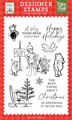 Echo Park - Stempelset "Very Pooh Bear Christmas" Clear Stamps