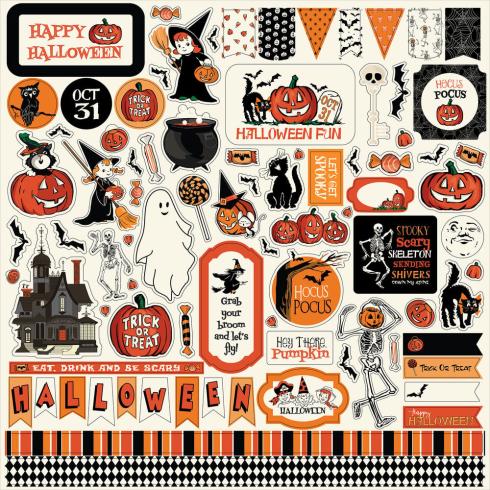 Carta Bella - Designpapier "Halloween Fun" Collection Kit 12x12 Inch - 12 Bogen  