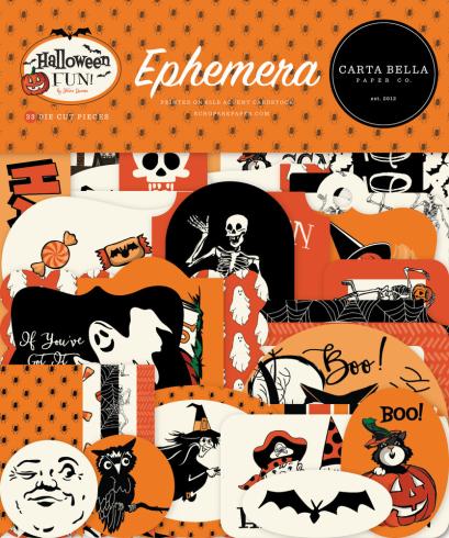 Carta Bella - Stanzteile "Halloween Fun" Ephemera