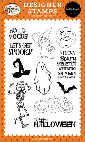 Carta Bella - Stempelset "Spooky Scary" Clear Stamps