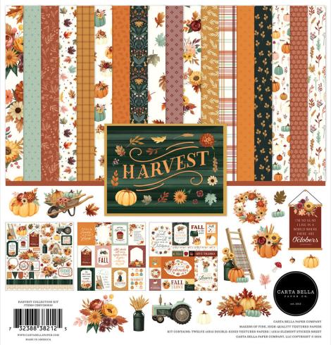 Carta Bella - Designpapier "Harvest" Collection Kit 12x12 Inch - 12 Bogen  