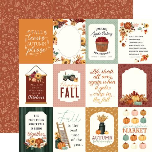 Carta Bella - Designpapier "Harvest" Collection Kit 12x12 Inch - 12 Bogen  