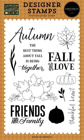 Carta Bella - Stempelset "Fall In Love" Clear Stamps