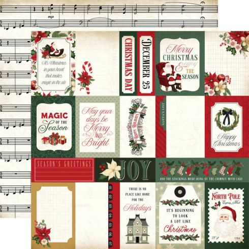 Carta Bella - Designpapier "A Vintage Christmas" Collection Kit 12x12 Inch - 12 Bogen  