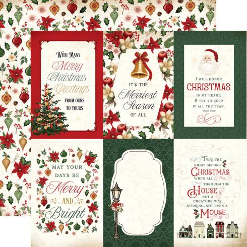 Carta Bella - Designpapier "A Vintage Christmas" Collection Kit 12x12 Inch - 12 Bogen  