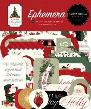 Carta Bella - Stanzteile "A Vintage Christmas" Ephemera