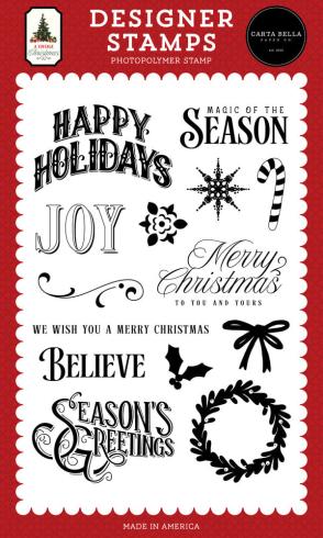 Carta Bella - Stempelset "Magic Of The Season" Clear Stamps