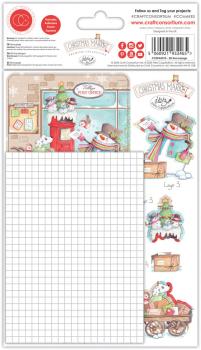 Craft Consortium - 3D Decoupage Set "Christmas Market" 10 Bogen