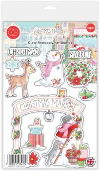 Craft Consortium - Stempelset "Christmas Market" Clear Stamps