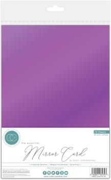 Craft Consortium - Spiegelkarton A4 "Lilac" Mirror Card - 10 Bogen