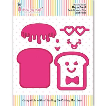 Dress My Craft - Stanzschablone "Happy Bread" Dies