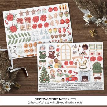 Dress My Craft - Designpapier "Christmas Stories" Motiv Sheets - 2 Bogen