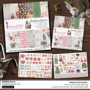 Dress My Craft - Collection Kit "Christmas Stories" Paper Pack