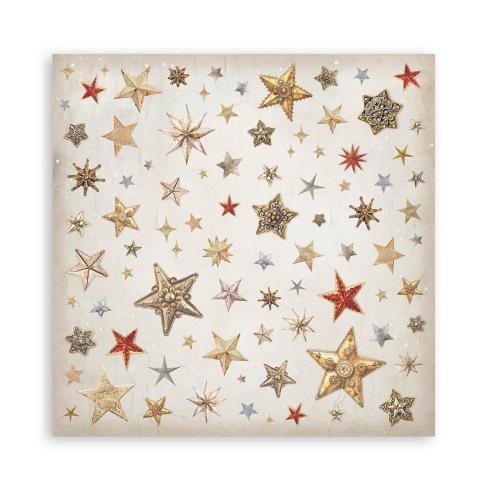 Stamperia - Designpapier "Gear up for Christmas" Maxi Paper Pack 12x12 Inch - 10 Bogen