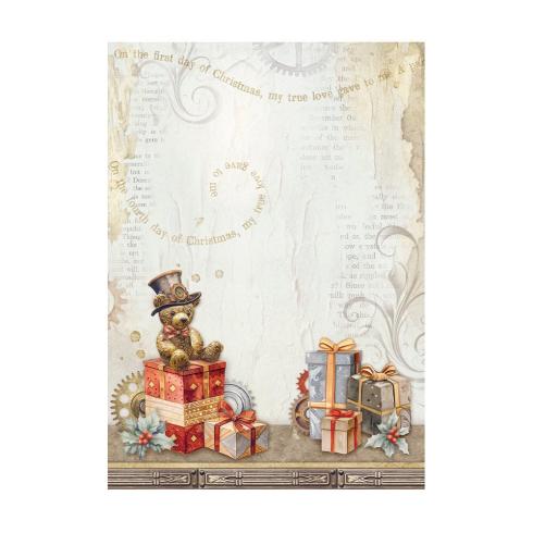 Stamperia - Decopatch Papier "Backgrounds" Decoupage A4 - 6 Bogen  