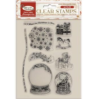 Stamperia - Stempelset "Snowglobes" Clear Stamps