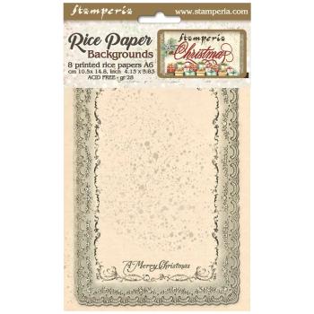 Stamperia - Decopatch Papier "Backgrounds" Decoupage A4 - 6 Bogen  