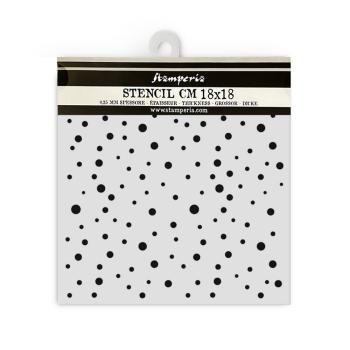 Stamperia - Schablone 18x18cm "Dots Pattern" Stencil  