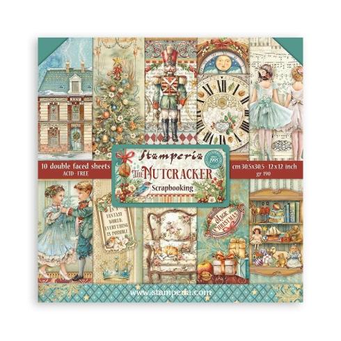 Stamperia - Designpapier "The Nutcracker" Paper Pack 12x12 Inch - 10 Bogen