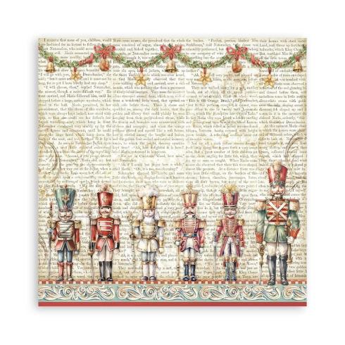 Stamperia - Designpapier "The Nutcracker" Maxi Paper Pack 12x12 Inch - 22 Bogen