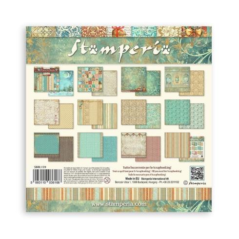 Stamperia - Designpapier "Background Selection" Maxi Paper Pack 12x12 Inch - 10 Bogen