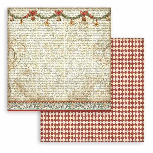 Stamperia - Designpapier "Background Selection" Maxi Paper Pack 12x12 Inch - 10 Bogen