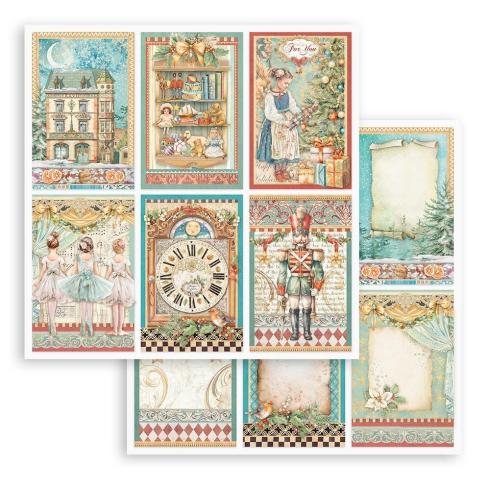 Stamperia - Designpapier "6 Cards" Paper Sheets 12x12 Inch - 10 Bogen