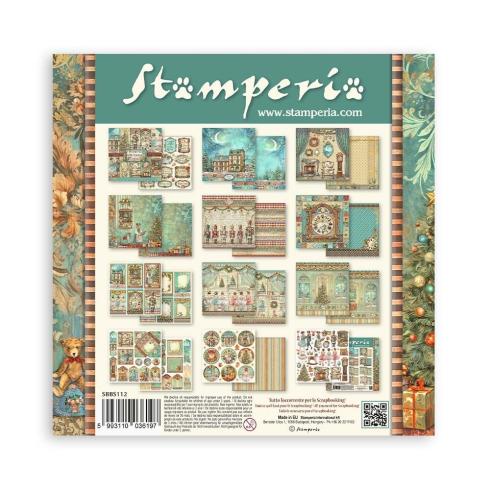 Stamperia - Designpapier "The Nutcracker" Paper Pack 8x8 Inch - 10 Bogen