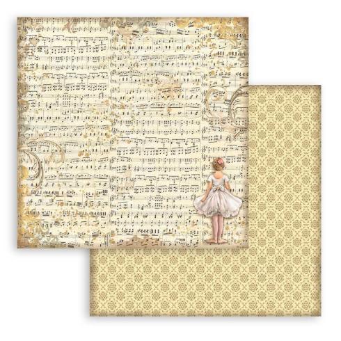 Stamperia - Designpapier "The Nutcracker" Paper Pack 8x8 Inch - 10 Bogen