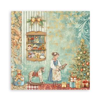 Stamperia - Designpapier "The Nutcracker" Maxi Paper Pack 8x8 Inch - 22 Bogen