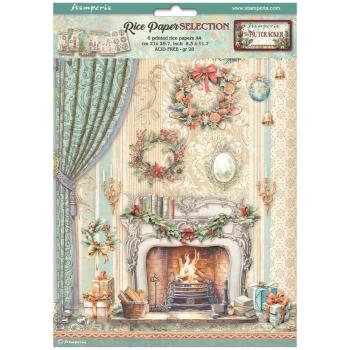 Stamperia - Decopatch Papier "Selection" Decoupage A4 - 6 Bogen  