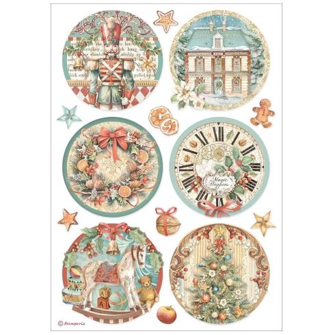 Stamperia - Decopatch Papier "Selection" Decoupage A4 - 6 Bogen  