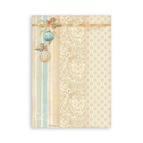 Stamperia - Washi Papier "The Nutcracker" Washi Pad 14,8x21cm - 8 Bogen