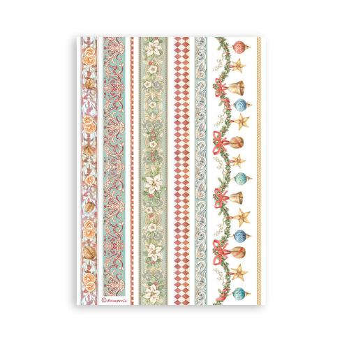 Stamperia - Washi Papier "The Nutcracker" Washi Pad 14,8x21cm - 8 Bogen