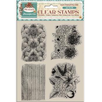 Stamperia - Stempelset "Poinsettia" Clear Stamps