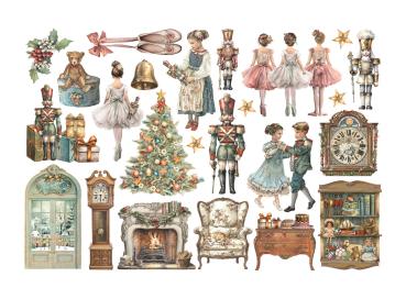 Stamperia - Stanzteile "The Nutcracker" Die Cuts Ephemera